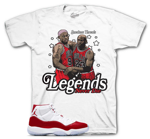 Jordan 11 Cherry Sneaker Tees 2022