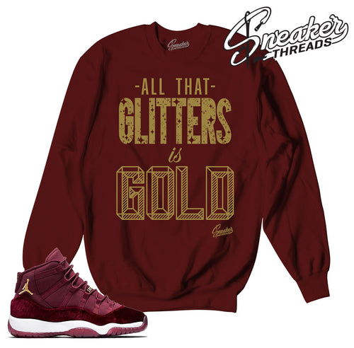Match Jordan 11 heiress sweaters match retro 11 sweatshirt.