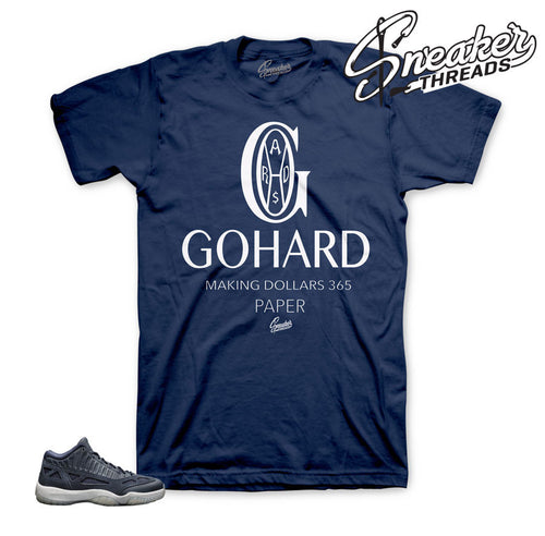 Jordan 11 obsidian tees match | Official matching shirts