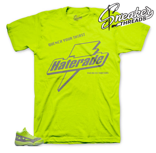 Sneaker tees match retro 11 volt sneakers | Volt 11 tees match