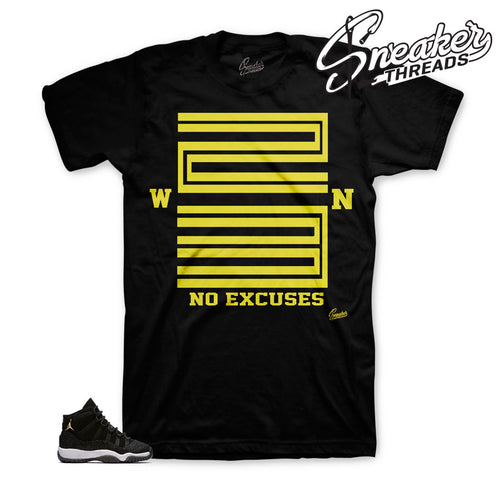 Jordan 11 stingray t-shirts match retro 11 heiress shoes.