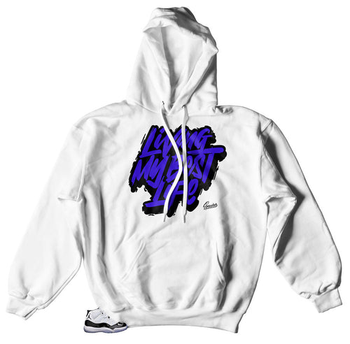 Concord 11's Jordan Sneakers match Hoody | 11's Concord Jordan shirts to match 