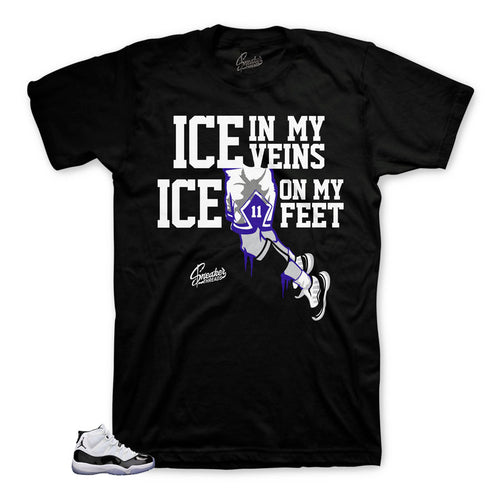 Concord Jordan 11 tees match shoes | Sneaker tees match Retro 11