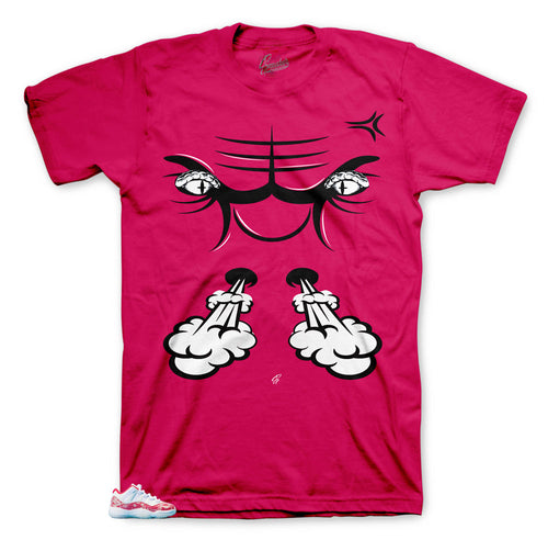 Jordan Low 11 Pink Snakeskin coolest shirts to match