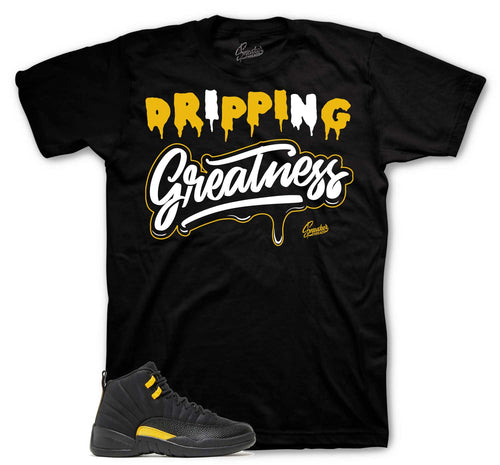 Retro 12 Black Taxi Drip Greatness Shirt