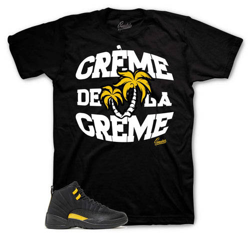 Retro 12 Black Taxi Creme Shirt