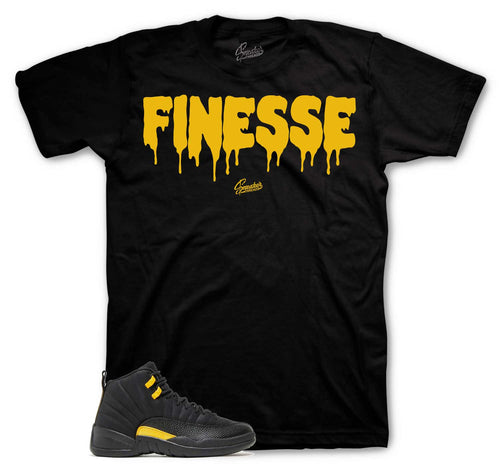 Retro 12 Black Taxi Finesse Shirt