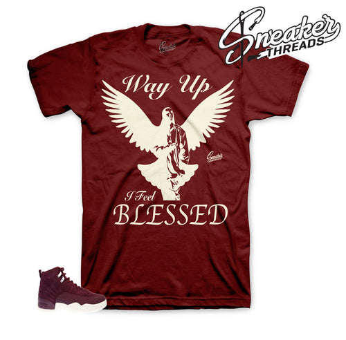 Jordan 12 bordeaux shirts match shoes | Bordeaux 12 sneaker tees,