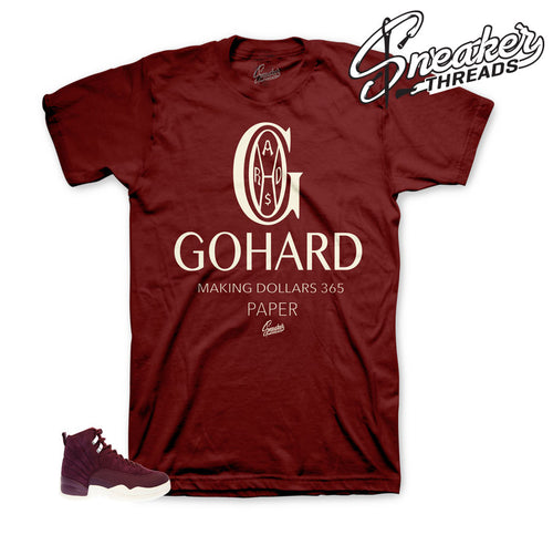 Jordan 12 bordeaux shirts match shoes | Bordeaux 12 sneaker tees,