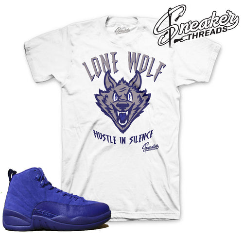 Jordan 12 deep royal blue tees match retro 12 sneaker shirts.