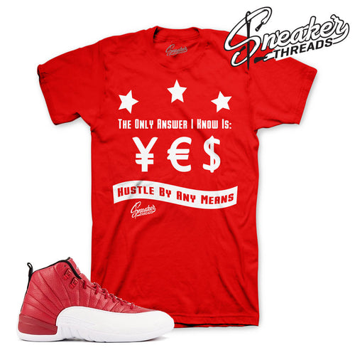 Retro 12 Gym Red Answer Shirt