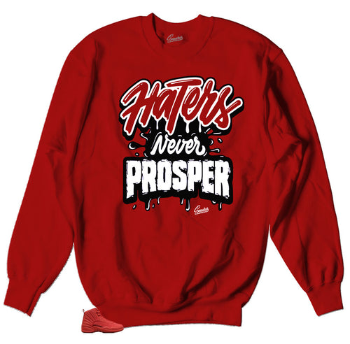 Jordan 12 retro gym red sneaker matching sweater | Retro gym red Jordan 12 sweater matching sneakers