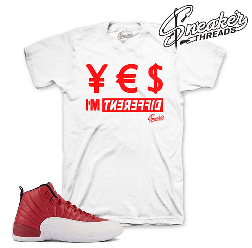 Shirts match Jordan 12 gym red match retro 12 gym red tees.