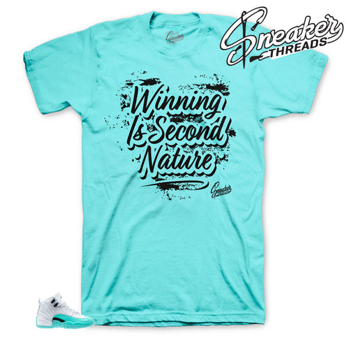 Jordan 12 light aqua 2025 shirt