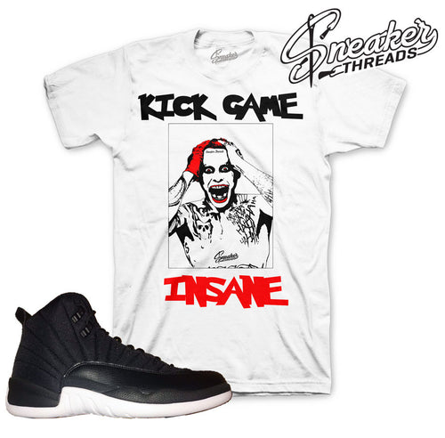 Tee match Jordan 12 nylon retro 12 neoprene sneaker match tees.