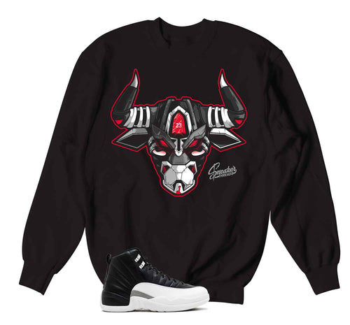 Jordan 12 playoffs sneaker sweaters