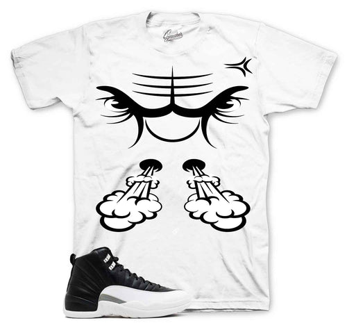 Jordan 12 playoffs sneaker tees and outfits collection