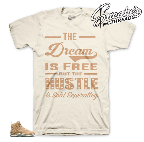 Jordan 12 vachetta tan tees match | Vachetta tan clothing.