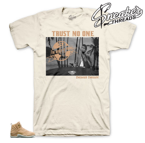 Vachetta tan 12 shirts match retro 12 sneaker matching clothing.