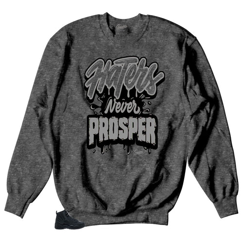 Winterized JOrdan 12 Sneakers to match sweater crewneck made to match Jordan 12 sneaker