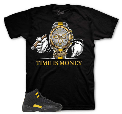 Retro 12 Black Taxi Time is money Shirt