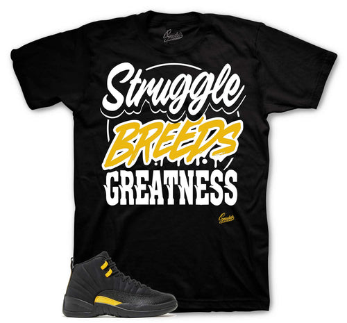 Retro 12 Black Taxi Struggle Breeds Shirt