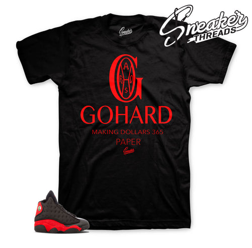 Jordan 13 bred tees match shoes | Official sneaker tees