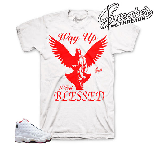 Jordan 13 history of flight shirts to match HOF sneakers and shoes.