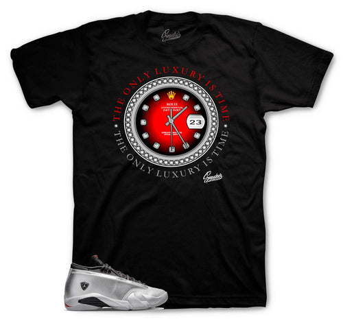 Retro 14 Metallic Silver Rolie Time Shirt
