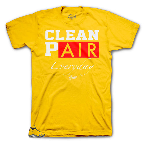 Jordan 14 Reverse Ferarri sneaker has shirts to match perfectly with Ferrari Jordan 14 collection 