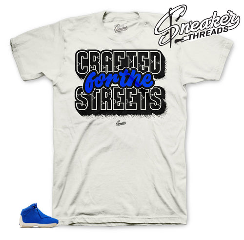 Jordan 18 Blue Suede Crafted Shirt