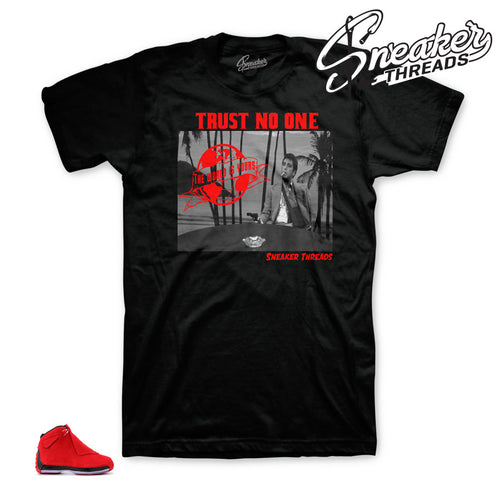 Jordan 18 toro gym red shirts | official matching sneaker tees.