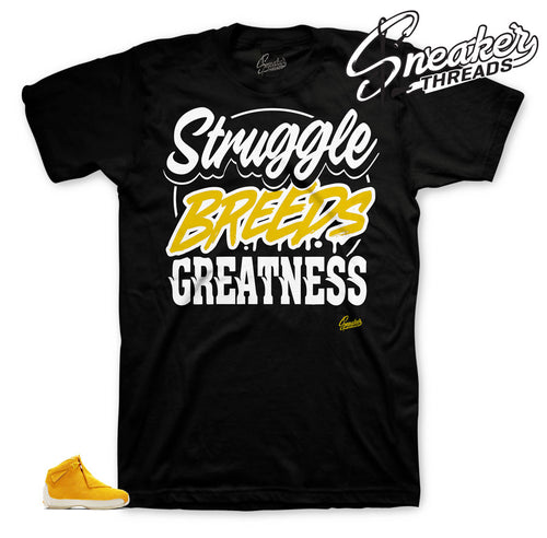 Jordan 18 Yellow Suede Struggle Breeds shirt