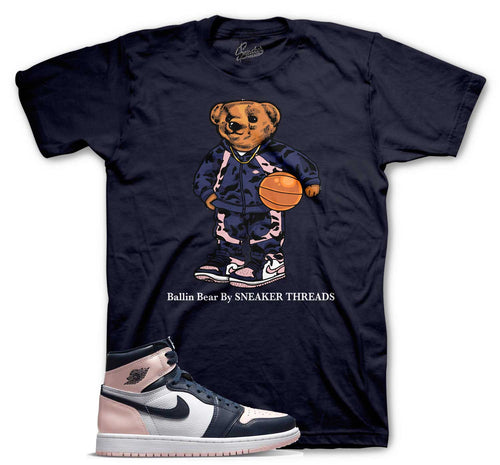 Jordan 1 Atmosphere Sneaker Tees Bubble Gum