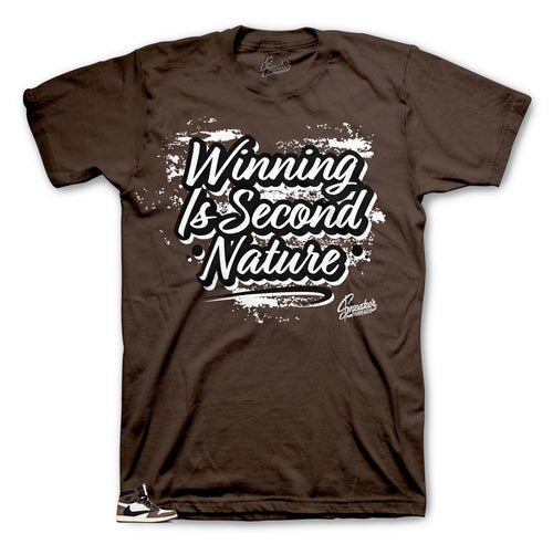 Jordan 1 Cactus Jack sneaker collection matches tees made to match the Jordan 1 cactus Jack sneakers