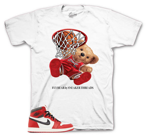Retro 1 Lost and Found Fly Bear Shirt