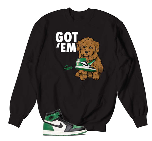 Retro 1 Lucky Green Got Em Sweater