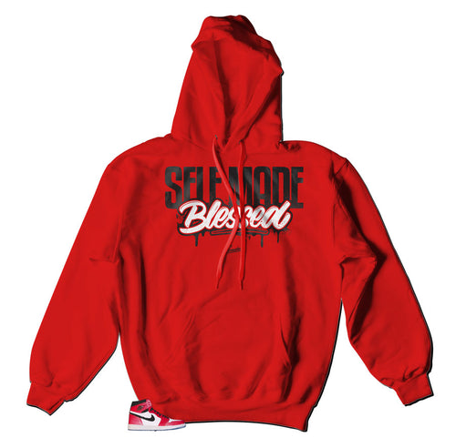 Jordan 1 Spider verse shoes matching hoody made to match Jordan 1 sneakers