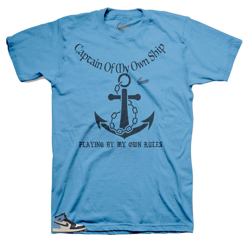 Tees created to match perfectly with the Jordan 1 UNC obsidian sneakers