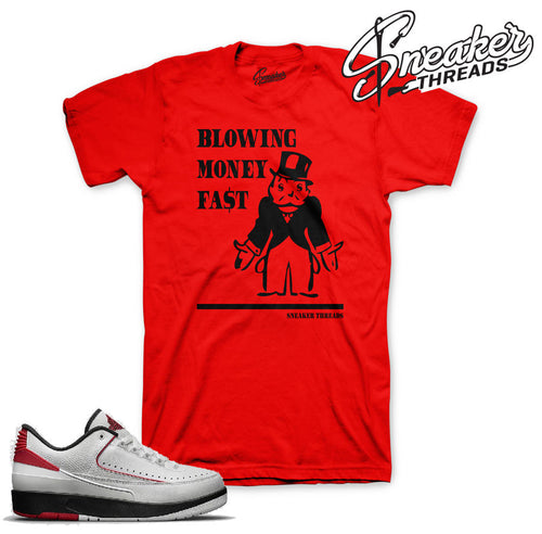 Jordan 2 bred shirts match retro 2 chicago sneaker tees.
