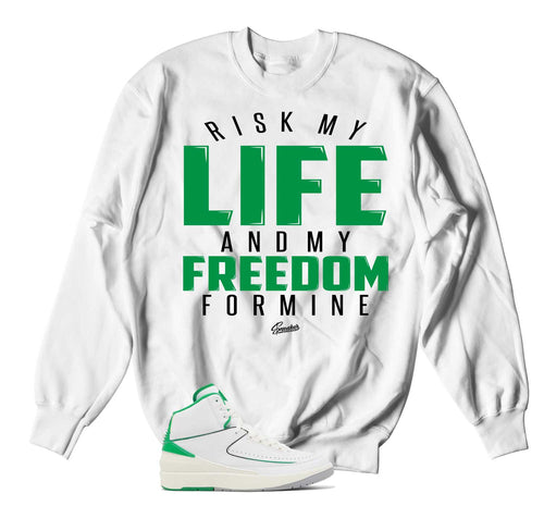 Retro 2 Lucky Green My Life Sweater