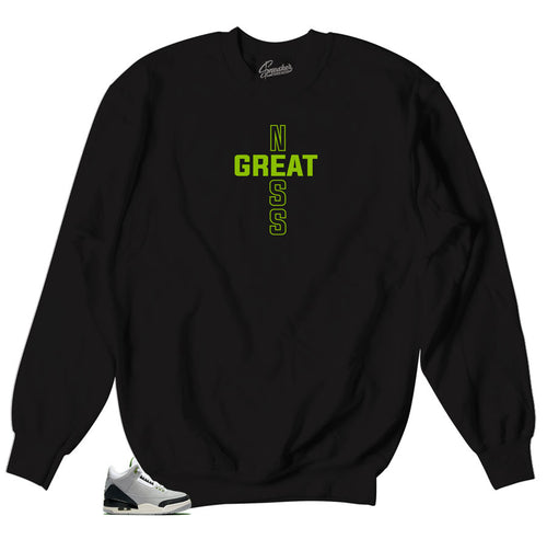 Greatness Sweater to Match Jordan Chlorophyll 3