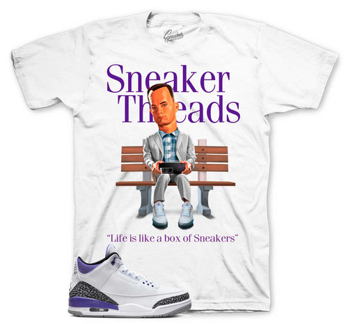 Jordan 3 dark iris sneaker tees