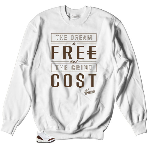 Jordan 3 Mocha sneakers matching crewneck sweater made to match  Jordan mocha 3 sneakers