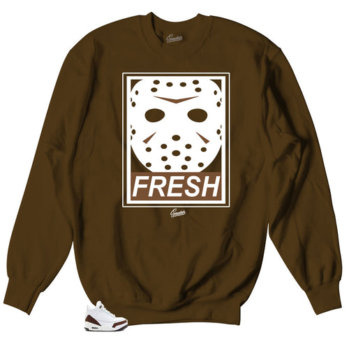 Jordan 3 Mocha shoes match Jordan 3 Mocha 3 sweater made to match Jordan mocha collection