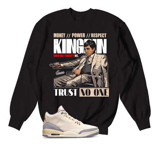 Jordan 3 muslin sneaker sweatshirts