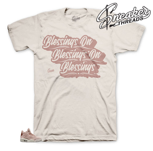 Jordan Blessed shirt to match Particle Beige 3's 