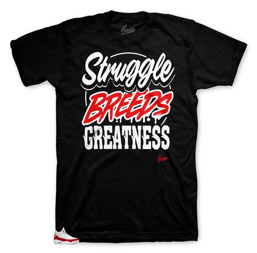 JTH University Red Jordan 3s match shirt made to match the Jordan 3 jth shoes