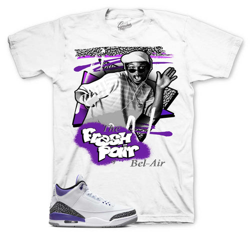Retro 3 Dark Iris Fresh Pair Shirt