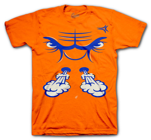 Knicks Jordan retro 3 sneakers have matching t shirts designed to match to the Jordan retro 3s